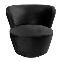 Raeley Velvet Swivel Chair